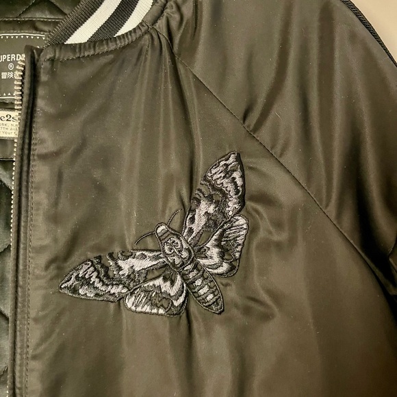 Stussy Black and White Bomber Jacket - Picture 6 of 10